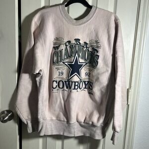 Vintage 1992 Super‎ Bowl Dallas Cowboys World Champions Crewneck Pullover